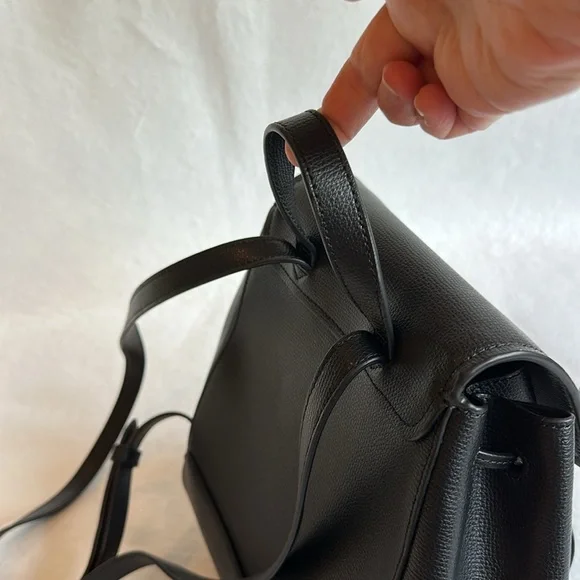 NWOT Kate Spade Black Leather Small Backpack Purse & Wallet combination Bag - Picture 7 of 14